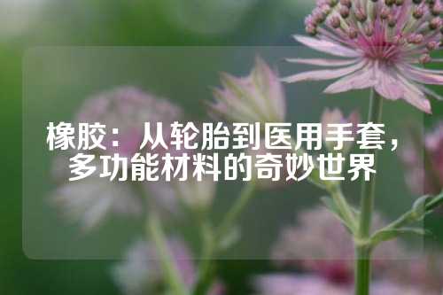 橡胶：从轮胎到医用手套，多功能材料的奇妙世界