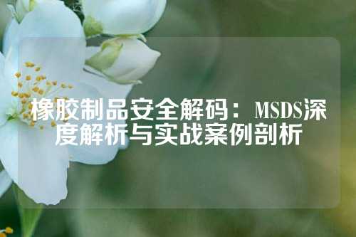 橡胶制品安全解码：MSDS深度解析与实战案例剖析