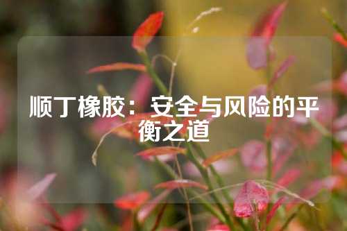 顺丁橡胶：安全与风险的平衡之道