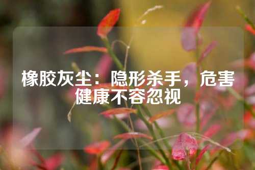 橡胶灰尘：隐形杀手，危害健康不容忽视