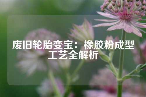 废旧轮胎变宝：橡胶粉成型工艺全解析