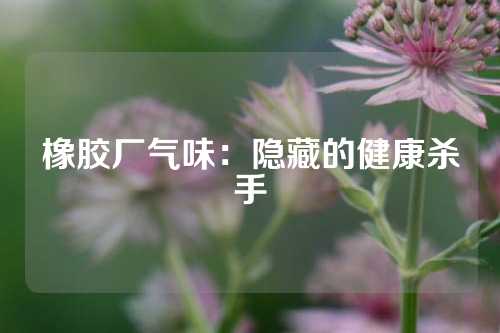 橡胶厂气味：隐藏的健康杀手